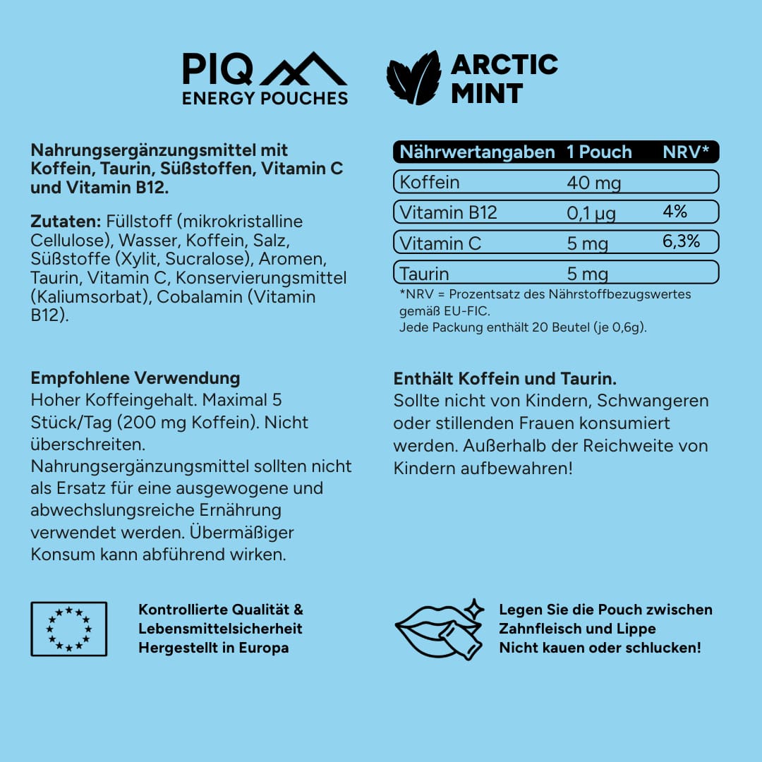 Starter - Set (3x Arctic Mint& 3x Glaciar Lime) - PIQ