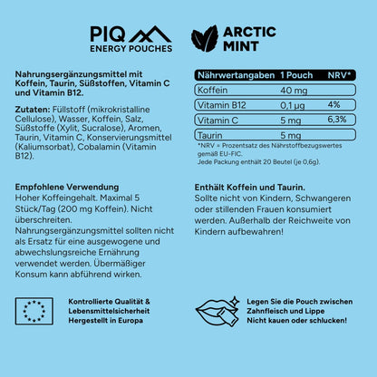Starter - Set (3x Arctic Mint& 3x Glaciar Lime) - PIQ