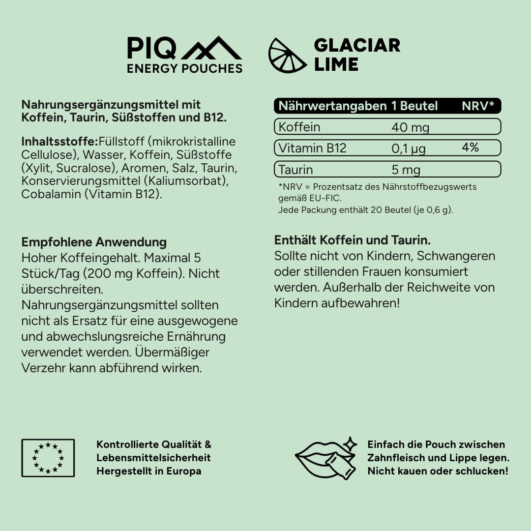 Starter - Set (3x Arctic Mint& 3x Glaciar Lime) - PIQ